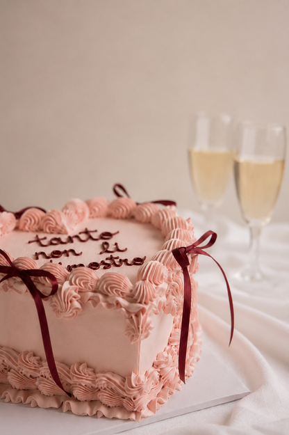 Vintage Heart Cake