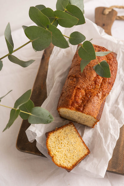 Plumcake al limone e semi di papavero
