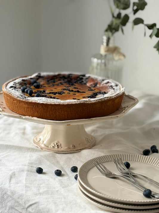 Crostata ricotta e mirtilli