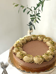 Cheesecake Fredda Cioccolato e Pistacchio