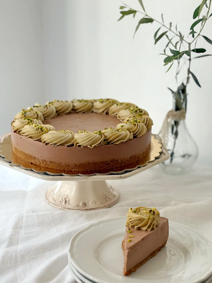 Cheesecake Fredda Cioccolato e Pistacchio