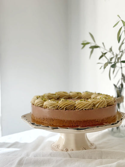 Cheesecake Fredda Cioccolato e Pistacchio