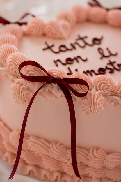 Vintage Heart Cake