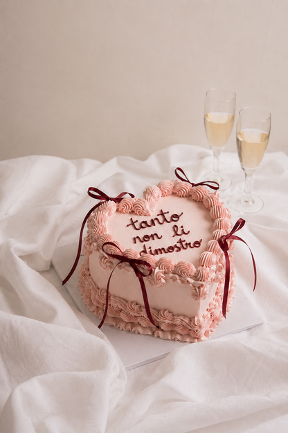 Vintage Heart Cake