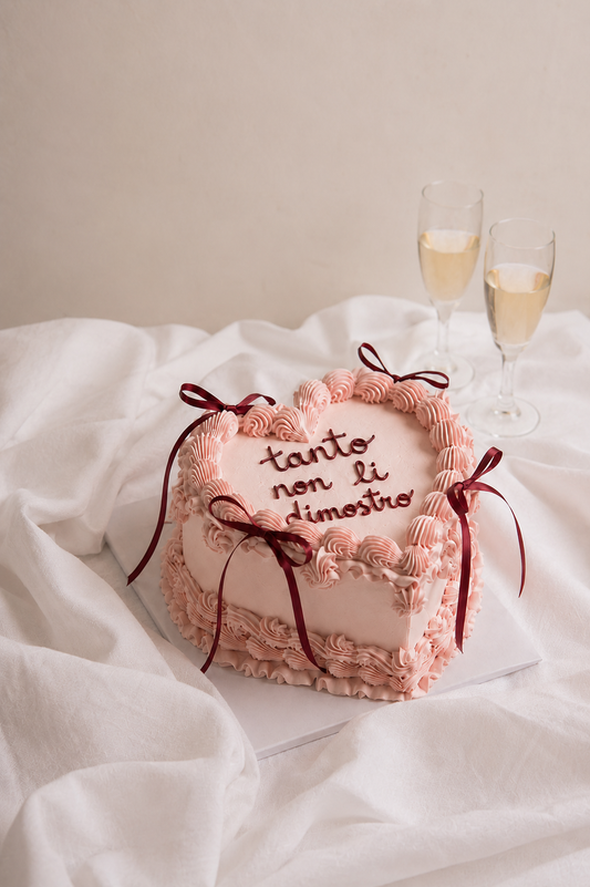 Vintage Heart Cake